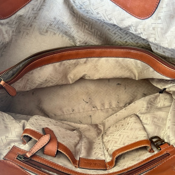 ✨COLE HAAN✨ RARE GENEVIEVE WOVEN LEATHER BAG - Picture 5 of 6